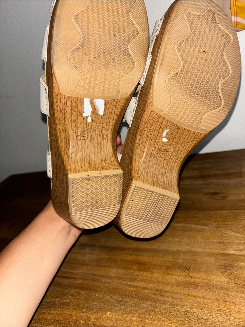 Dansko Strappy Slingback Sandals in Cream - Picture 3 of 6